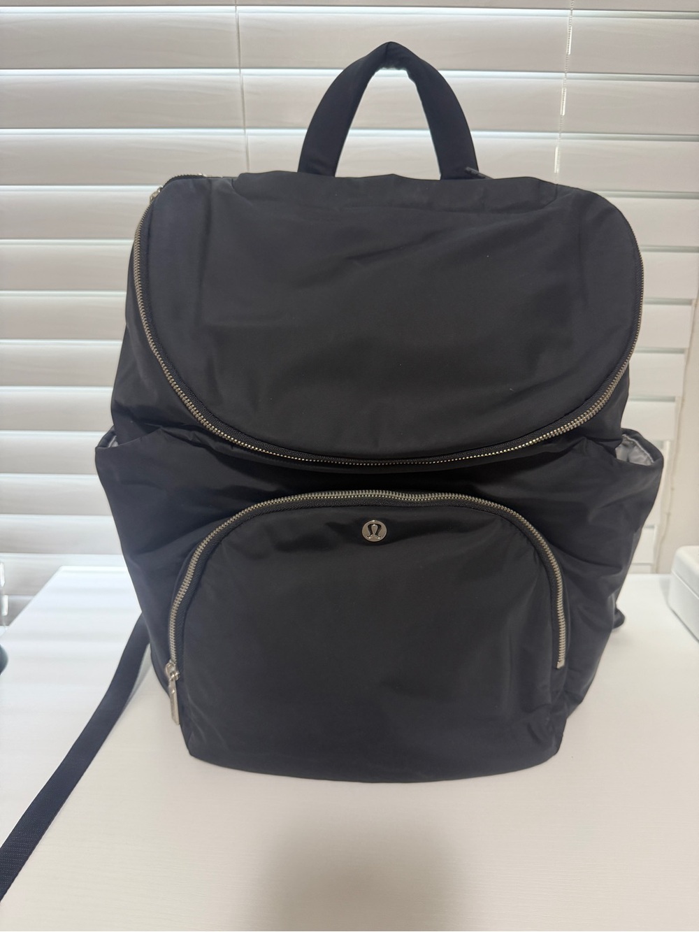 lululemon athletica Black Nylon Baby Backpack